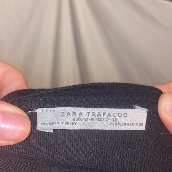 Zara Trafaluc black T Shirt - Picture 9 of 9